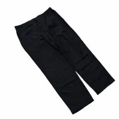 90s polo ブラック黒　シルクリネンチノパン38/32 スラックス 90s polo ブラック黒 シルクリネンチノパン38/32 スラックス - メルカリ