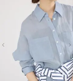 【未使用・タグ付】LINEN WASH CACHE シャツ/サックスブルー LINEN WASH CACHE シャツ サックスブルー - メルカリ