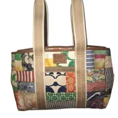 COACH コーチ　トートバッグ　パッチワークのサムネイル