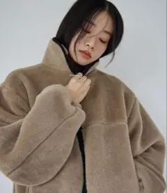 GALLARDAGALANTE NAVYファージャケット今だけ更にお値下げ