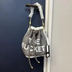 Ri バケット型ショルダーバッグ グレー