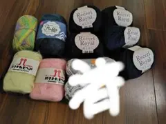 モヘア 毛糸 イエロー