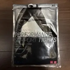 UNIQLO AIRism パフォーマンスサポートタイツ XL ブラック メンズ