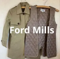 Ford mills フォードミルズ コート スプリングコート　取り外しインナー