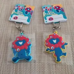 ミャクミャク　ラバーキーホルダー2点セット