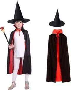 ハロウィン コスプレ マント 帽子付き 魔女 ハロウィン 魔法師 ヴァンパイアそ