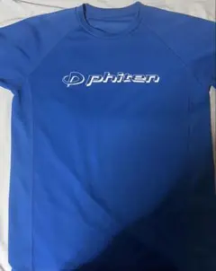 激レア希少phiten Tシャツ 青白シャドウ インターハイ 天皇杯 国体(M)
