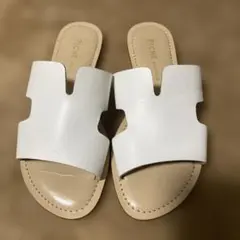 PICHE ABAHOUSE フラットサンダル ホワイトのサムネイル