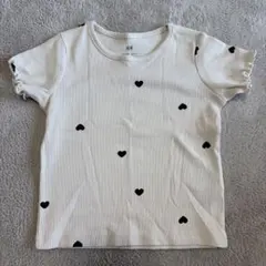 HM ハート柄 Tシャツ