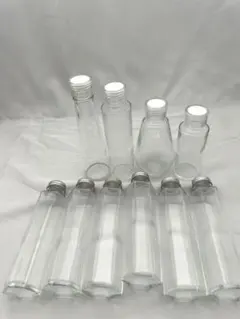 色々ガラスボトル 10本セット ハーバリウム用