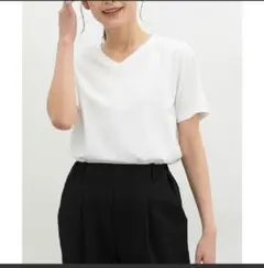Honeys　ハニさら　Vネック　Tシャツ　Lのサムネイル