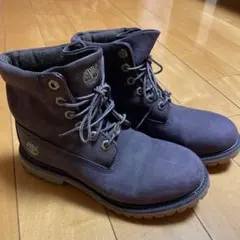 ティンバーランド レディースミディアムブーツ23cm ネイビー