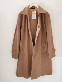 ラルフローレン ＲＬ 綾織りウール＆コットン リバーシブル ロングコート 未使用