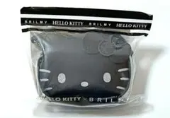 ハローキティ × ブリルミー ミニコスメポーチ ブラック ver.