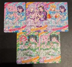 ひみつのアイプリ ときせん コラボ 5枚セット ひまり じゅりあ える おとめ