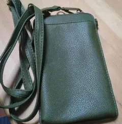 オリーブグリーン スマホショルダーバッグ