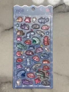 正規品　BONBON DROPS 立体シール 海の生物　ボンボンドロップシール