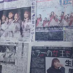 乃木坂46　全国ツアーファイナル公演　新聞記事