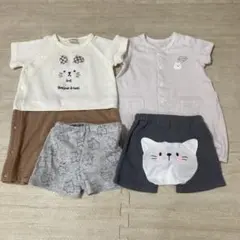 ベビー ロンパース カバーオール 4点セットのサムネイル