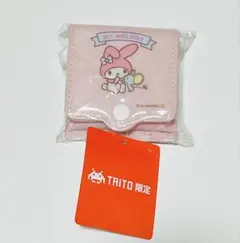 サンリオキャラクターズ　ビニールウォレット風コインポーチ　マイメロ　タイトー限定
