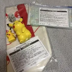 読売KODOMO新聞　ポケモン手提げバック&クリアポーチ&ピカチュウ、リスの4点