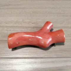 和装小物 帯留め 珊瑚 19.7g