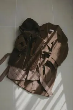 【新品タグ付き】Mallow blue◆リバーライナー付きロングコート