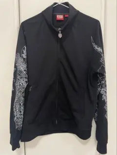 OnitsukaTiger オニツカタイガー トラックジャケット 黒 袖柄