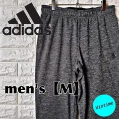 AE15【adidas】トラックパンツ【メンズM】杢グレーのサムネイル