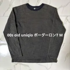 00s old uniqlo ボーダーロンT
