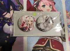 鳴潮 奈雪の茶 コラボ 公式正規品 ザンニー カルロッタ 缶バッジセット