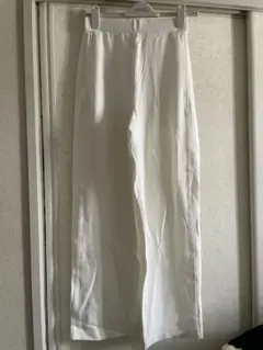 ポンチカーブパンツ ホワイト
