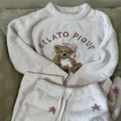 美品♪ GELATO PIQUE テディベアルームウェアセット　長袖　長ズボン