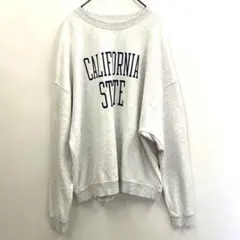 古着 BACK NUMBER 長袖 スウェット プリント サイズXL ホワイトのサムネイル