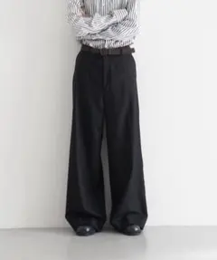 NEONSIGN Anatomic straight slacks BLACKのサムネイル