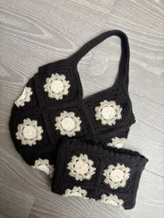 セット♡グラニースクエアバッグ&ポーチ