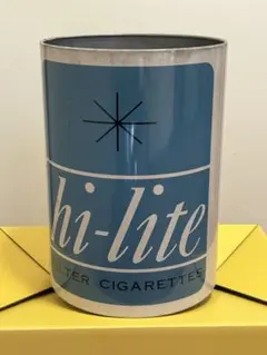 【昭和レトロ】　ブリキ缶　ゴミ箱　ハイライト