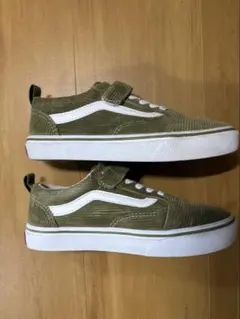 VANS オールドスクール　20cm オリーブグリーン ヴァンズ　バンズ