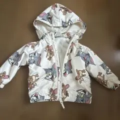 H&M トム&ジェリー　ウィンドブレーカー 70-80cm
