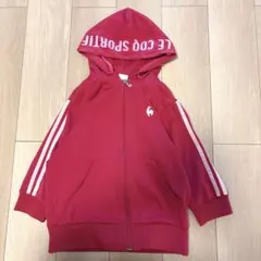 LE COQ SPORTIF ジップアップパーカー ピンク7部丈 L A35番のサムネイル