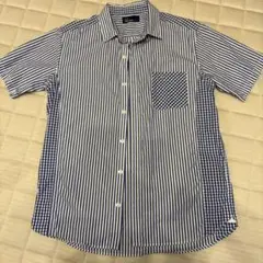 FRED PERRY ストライプ 半袖シャツ JP L
