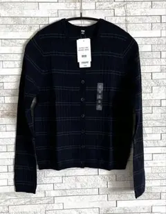 UNIQLO EXTRA FINE MERINO WOOL カーディガンネイビー