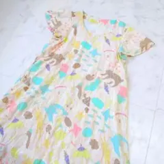 Cherir la femme シェリーラファム　メルヘン刺繍ワンピース　フリルのサムネイル