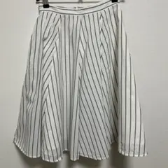 BUONA GIORNATA 膝丈ストライプスカート Sサイズ 裏地あり