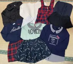 130cm女の子 9点セット　まとめ売り④