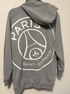 パリ・サンジェルマン グレー パーカー