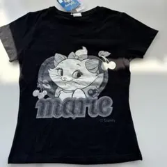 Disney マリーちゃん Tシャツ ブラック 新品　ピチTのサムネイル