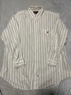 90's Ralph Lauren シャツ ストライプ ボタンダウン コットン