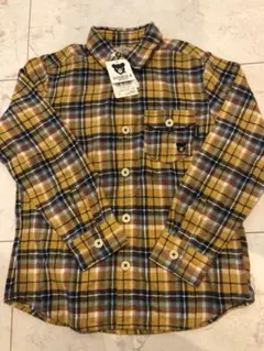 ダブルBチェックシャツ ミキハウス　新品未使用