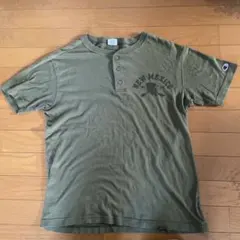 champion ヘンリーネックTシャツ Mサイズ
